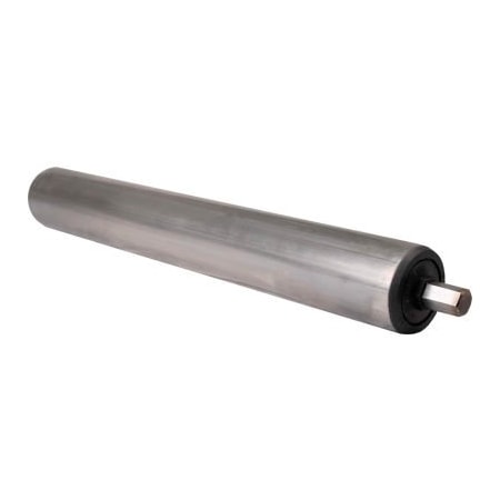 Omni Metalcraft 2-1/2" Dia. x 11 Ga. Stainless Steel Roller for 15" O.A.W. Omni Conveyors, ABEC Bearings 42413-15-GP